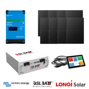 Small Off-Grid Solar System with Battery Backup